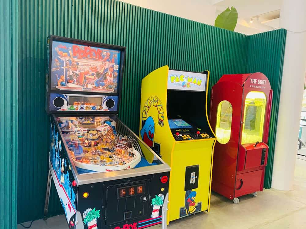 THE GOAT Rotterdam arcade machines
