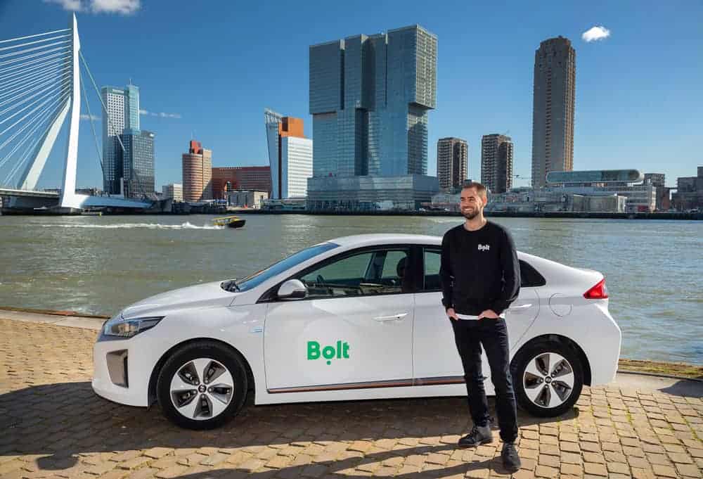 European Uber competitor Bolt expands taxi services to Rotterdam