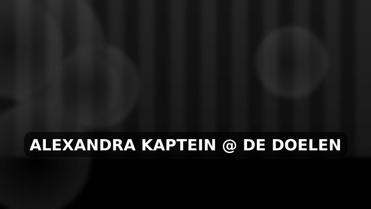 Dutch Classical Talent — Pianist Alexandra Kaptein