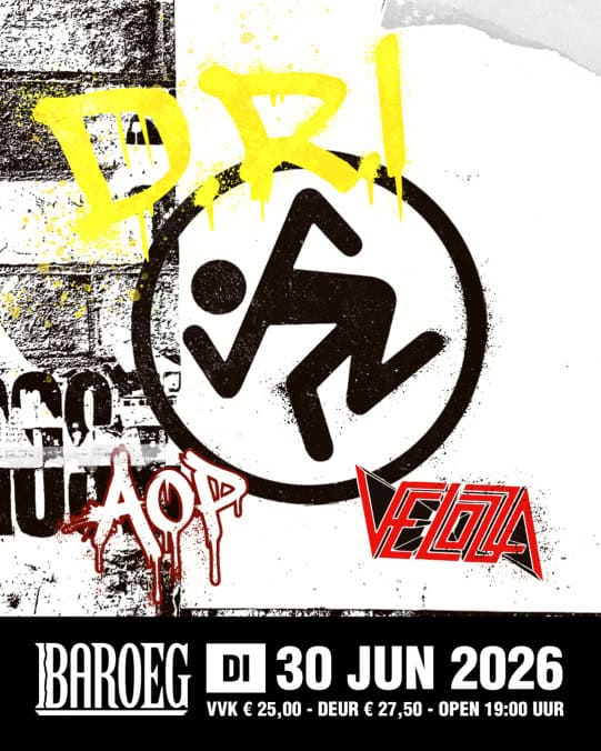 D.R.I. + Age Of Panic + Velozza
