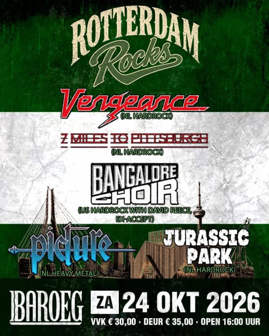 Rotterdam Rocks returns to Baroeg with five hard rock and metal bands