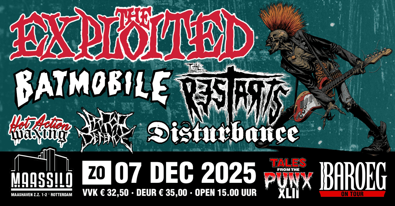 TFTP XL: The Exploited, Batmobile, The Restarts, Disturbance, Terror Defence, Hot Action Waxing